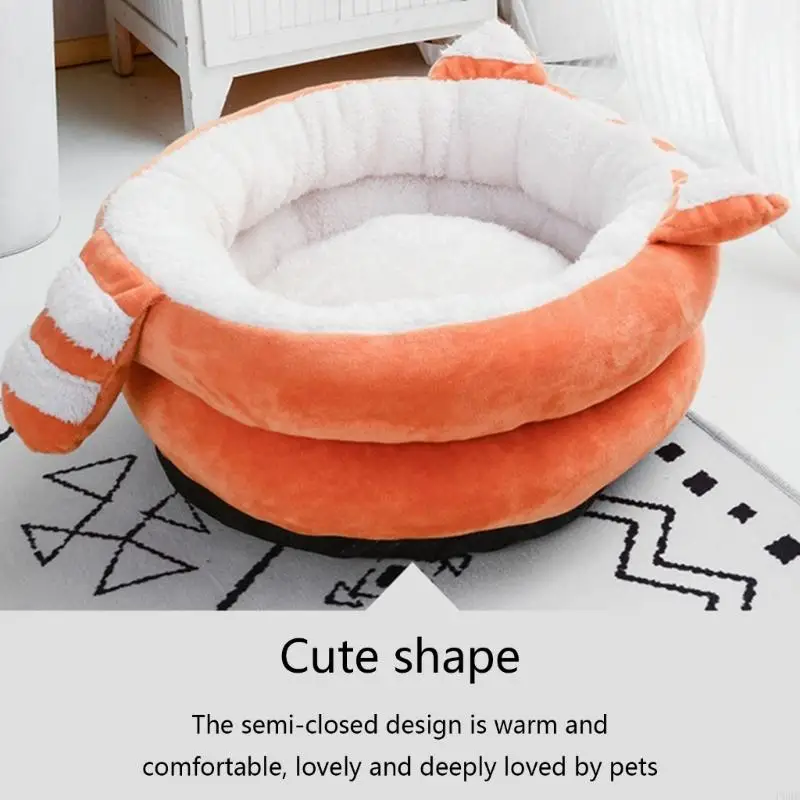 F68D Winter Kat Hond Bed Pluche Cartoon Kennel Kussens voor Hond Pluche Waterdicht Wasbaar Huisdier Pad Huisdier Slaapmat Hond