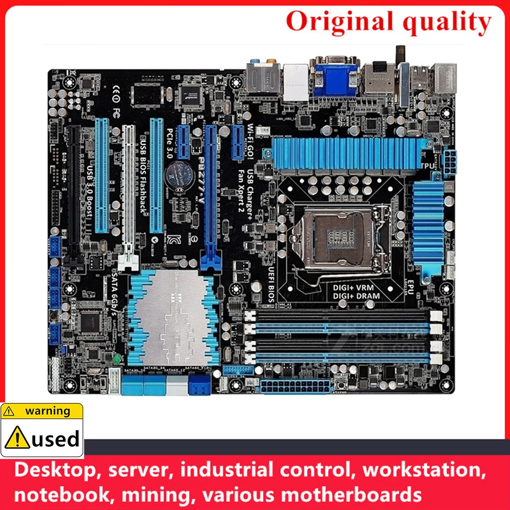 

For P8Z77-V Motherboards 1155 DDR3 32GB ATX For Intel Z77 Overclocking Desktop Mainboard SATA III USB3.0