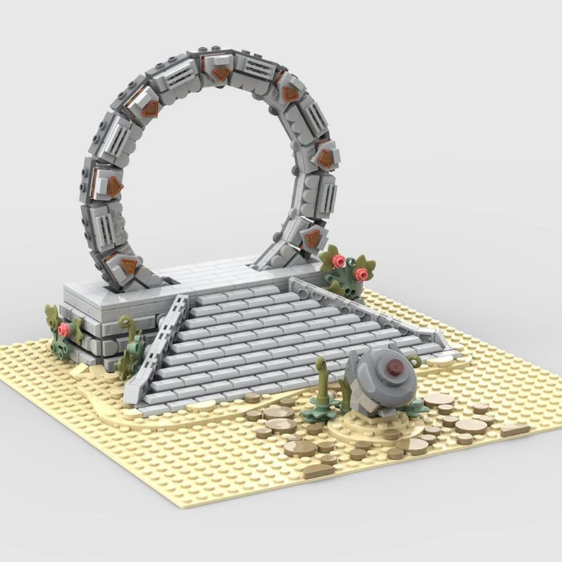 803pcs MOC Stargate Mini Figure Space Galaxy SciFi Model Building Blocks Advanced Build Pack Premium Detailed Challenge Toy Gift