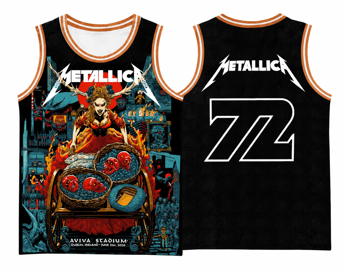 Ireland Summer Clothing - Metallica M72 유럽 투어 2026 아일랜드