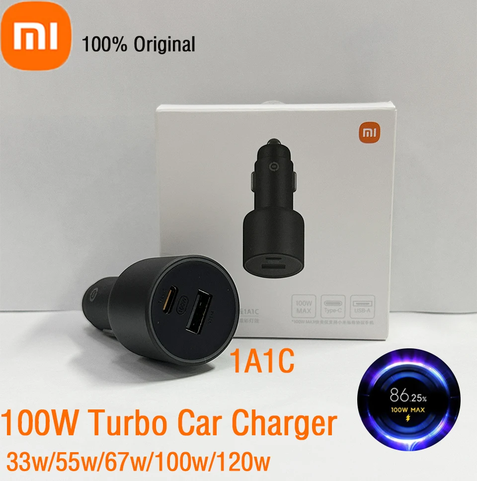 Xiaomi 13 Ultra 12 Pro 120w Original Charger Car 100w 67w 33w Turbo Charge Fast Charger Pd Usb C Redmi Note 11 10 Blackshark 5 4