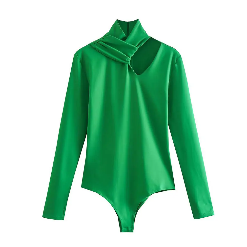 Cross-Border European and American Clothing Aliexpress Popular Fashionable and Sexy Hollow Jumpsuit