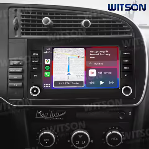 7" Android OEM Style For SAAB 9-3 93 2007-2012 Without DVD Deck Screen WIFI CarPlay Radio GPS Car Radio Navigation Stereo