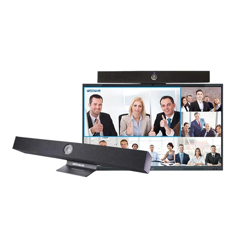 WODWIN New 4K All-in-one Ultra HD Eptz Webcam Video Soundbar 4K Video Conference Camera