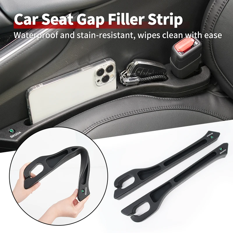 

Car Seat Gap Storage Box Seam Filler Strip Leak Plug Accessories For Skoda Octavia Rapid Kodiaq Superb Derivative Karoq Fabia Ka