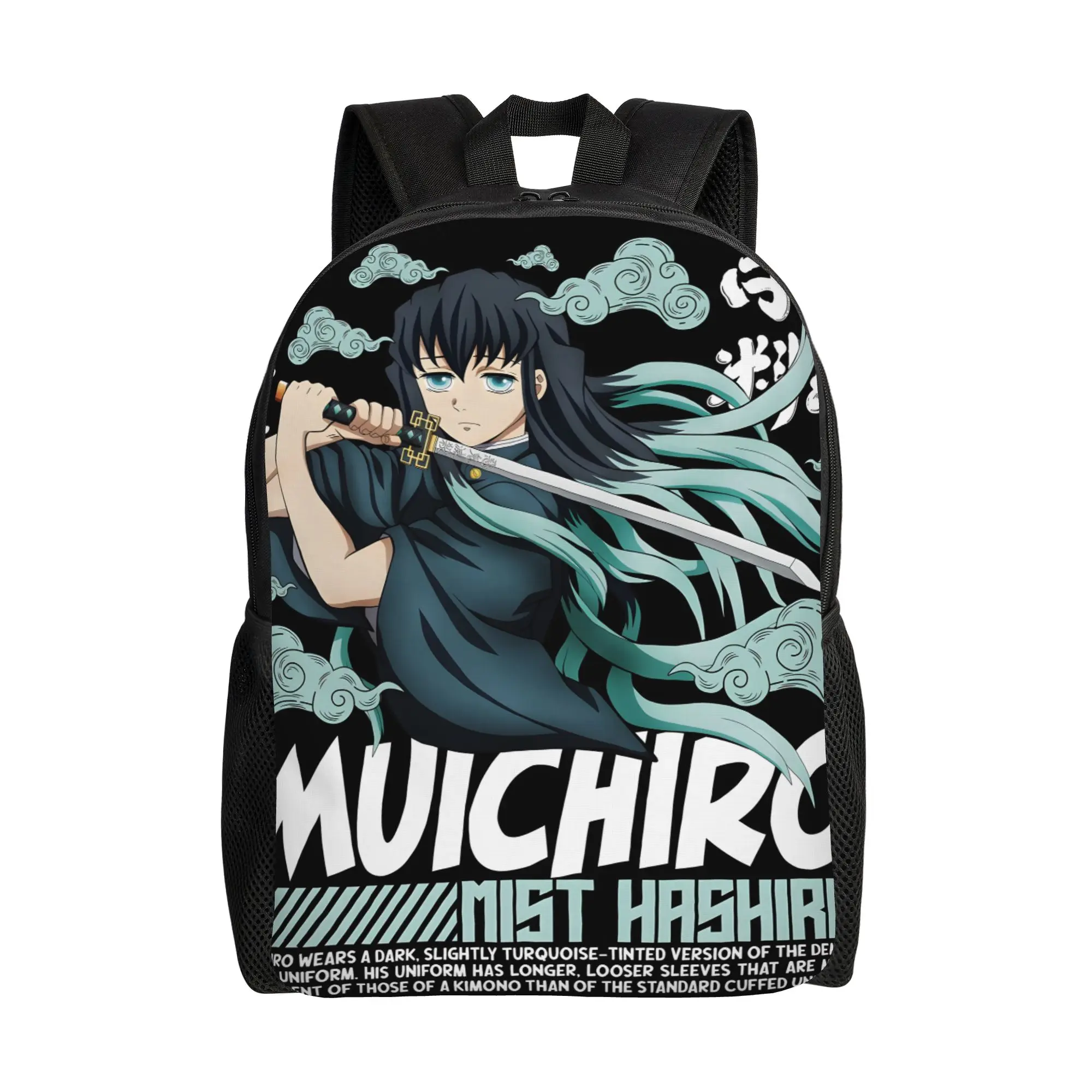 1Piece Demon Slayer Anime Knapsack Mist Hashira Intro Backpack New Semester Begins