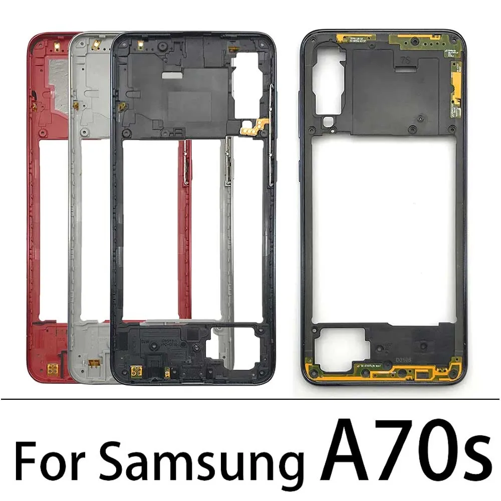 Middle Frame Holder Housing For Samsung A21s A20s A30s A50s A70s Replacement Repair Parts