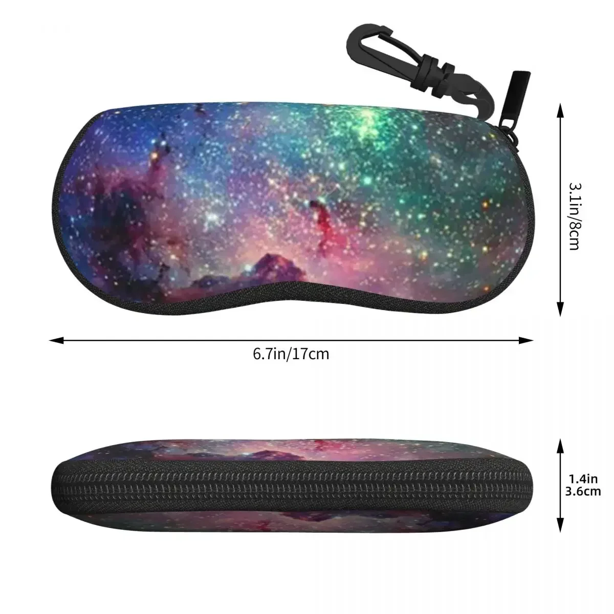 جالاكسي 1 شل نظارات حالة حامي النظارات الشمسية مربع النساء الرجال لينة النظارات حقيبة الحقيبة