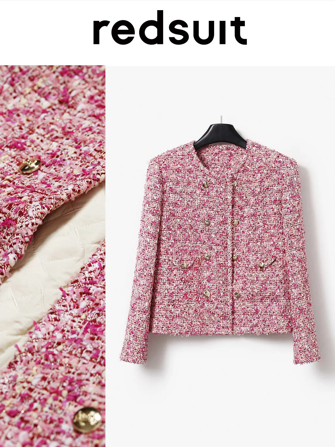 New Winter cotton premium warm slimming pink butterfly gauze floral coat exquisite top Custom Size