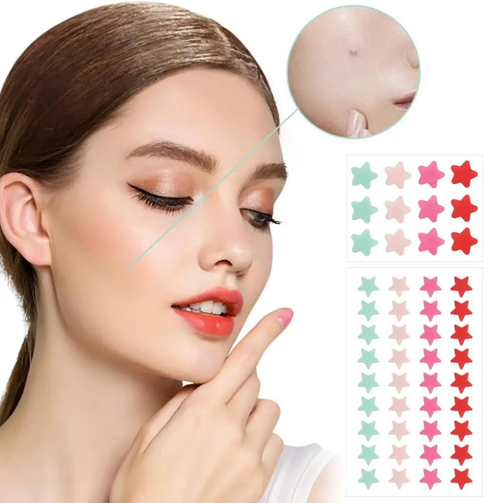 Mini Star Heart Invisible Acne Removal Pimple Patch Stickers Spot Face Acne Concealer Pimple Face Care Beauty Acne Tool Ski J5X0