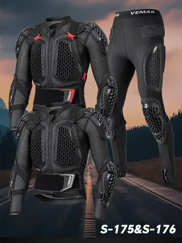 VEMAR 2025 Men New Motorcycle Jacket Moto Body Armor MX Armor Motocross Racing Jacket CE Approval Motorbike Moto Protection Gear