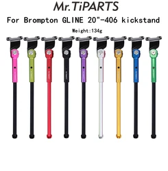 Mr.Tiparts for Brompton Bike G Line Foot Support Aluminum Alloy 20 Inch Kickstand