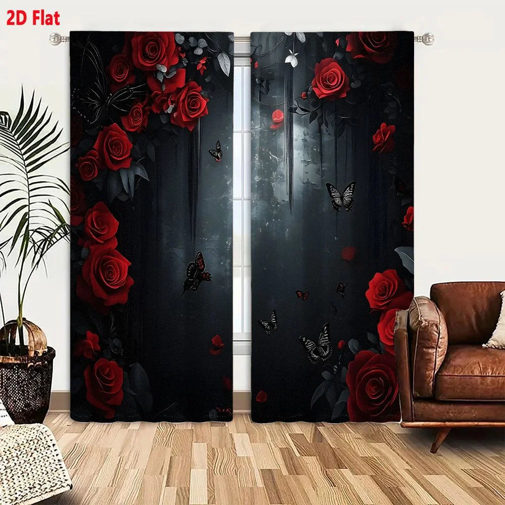2Pcs Curtains Please provide the product details in the content field so I can generate the title for you. Window Drapes for Bed