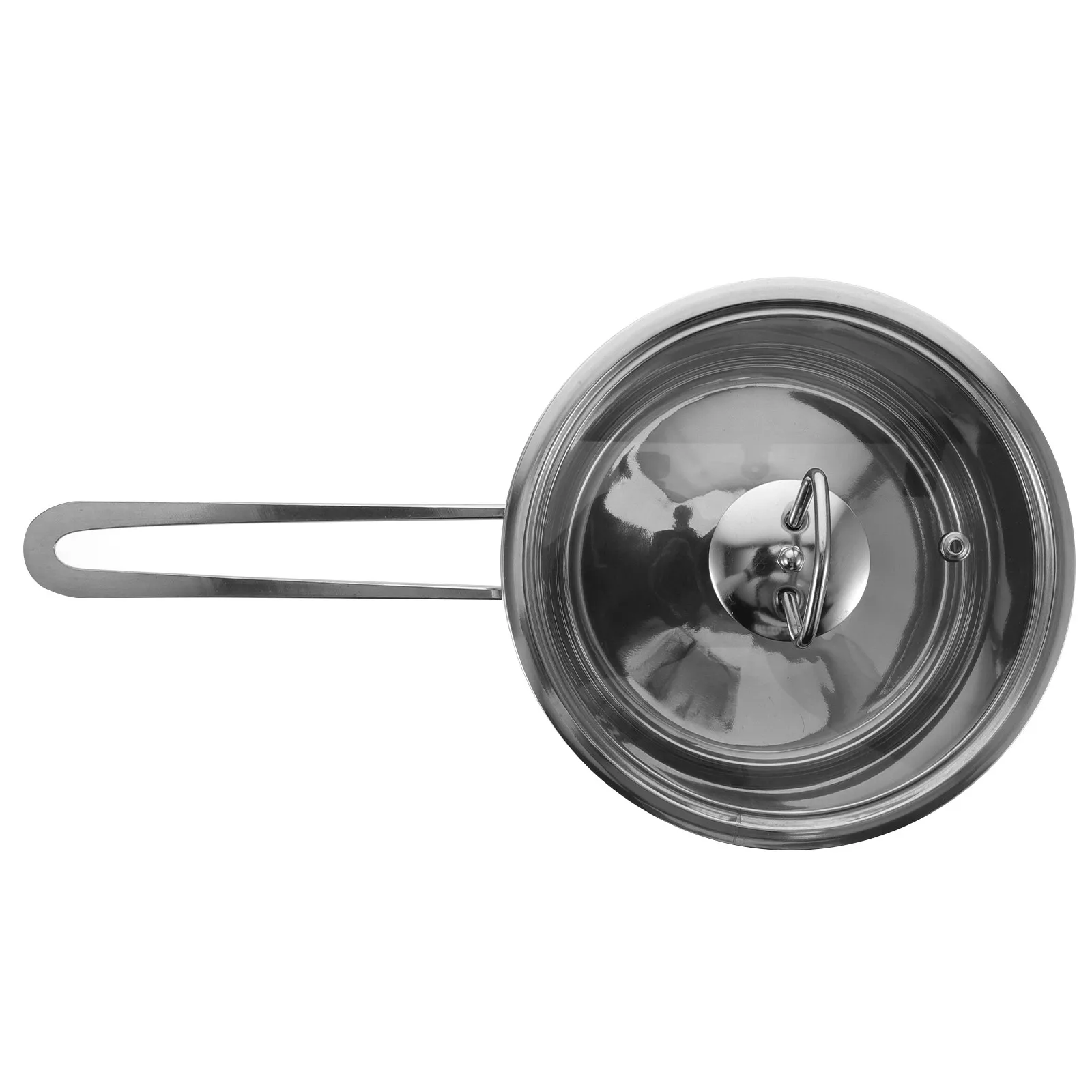 

Stainless Steel Milk Pot Small Size Multi-Functional Stovetop Cooking Pot for Heating Milk Thicken Soup Baby Food Daily Use