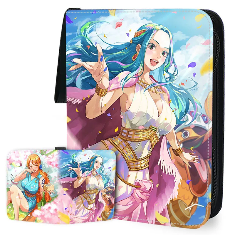 400Pcs/900Pcs Anime Game Card Binder Holder Double Side Pocket Zipper Trading Collectors Card Album Book Folder