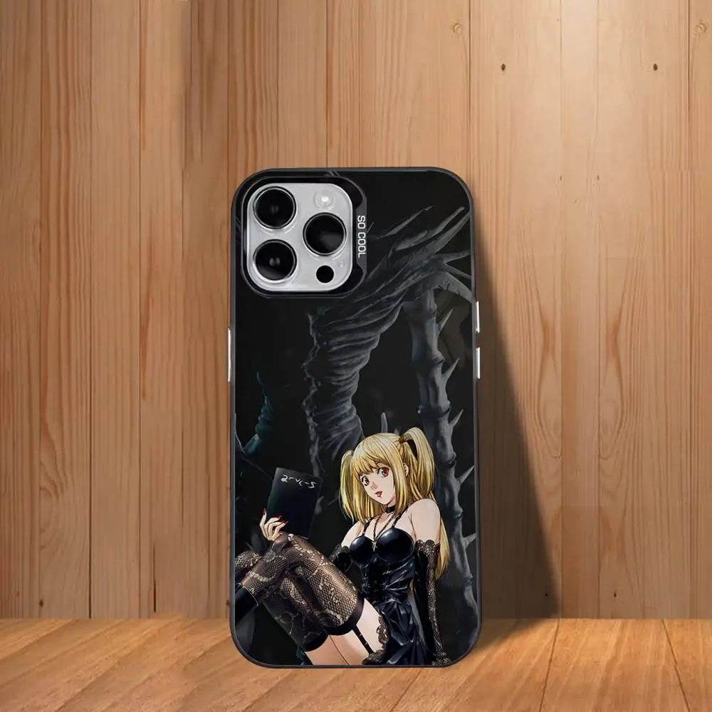 M-Misa Death Note-ES Phone Case For iPhone 17,16,15,14,13,12,11,Mini,Pro,SE,MAX White Matte Shockproof Cover
