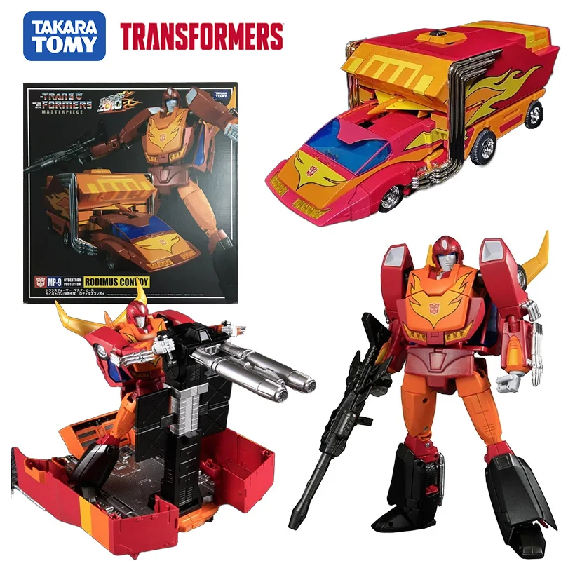 Takara Tomy Transformers Masterpiece MP-9 Rodimus Convoy 20Cm Anime Original Action Figure Model Toy Birthday Gift Collection