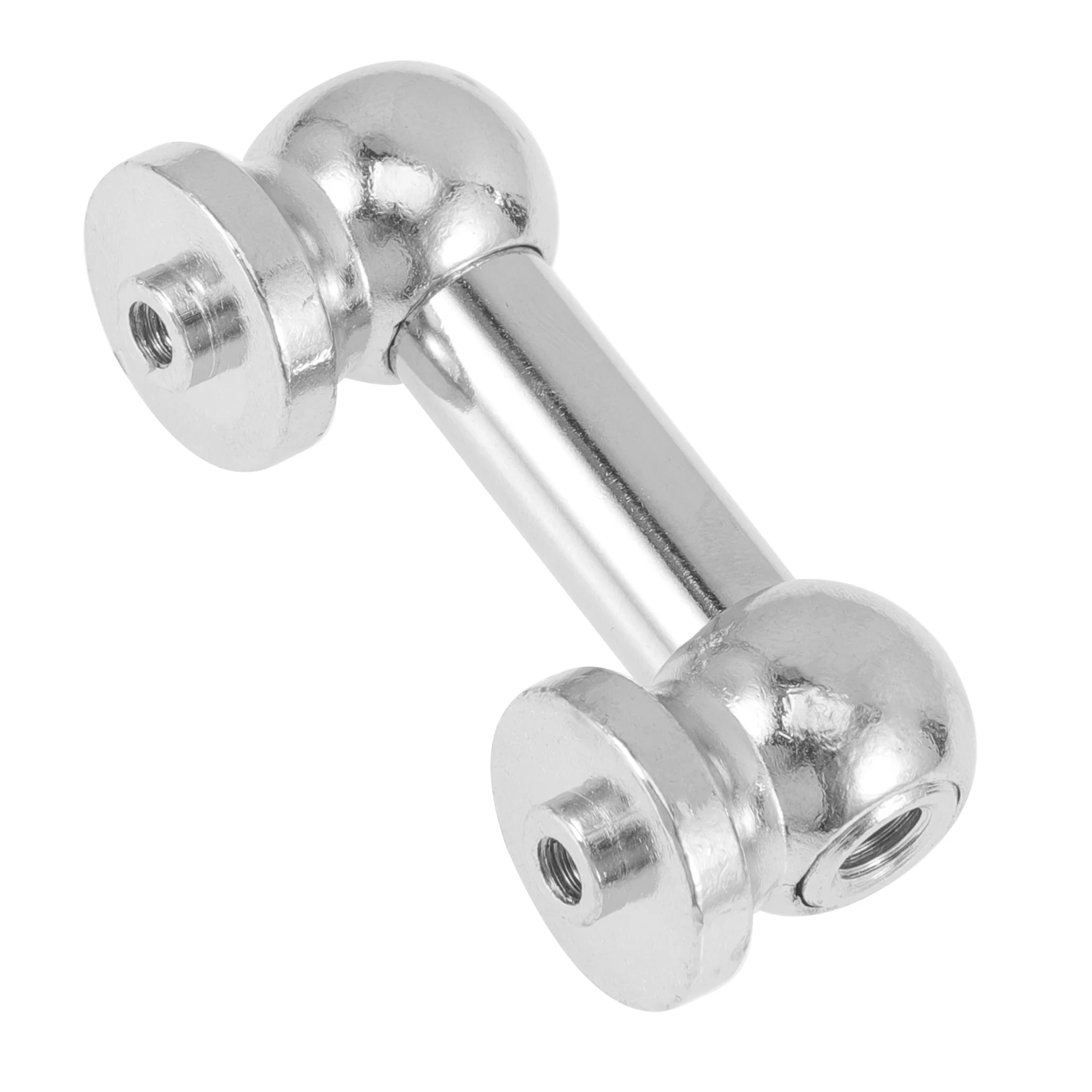 

Drum Ear Accessories 5.6CM Silver Ball Joint Tom Drum Hardware Double Balls Connector Musical Instrument Supplies