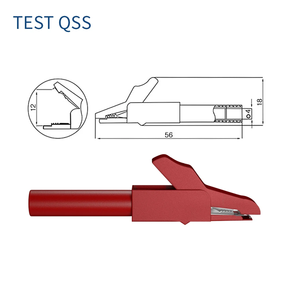 Imagem -06 - Qss-kit de Teste de Multímetro Digital Conjunto de Sonda com Clipes Jacaré Gancho de Teste Fio Flexível 23 Pcs