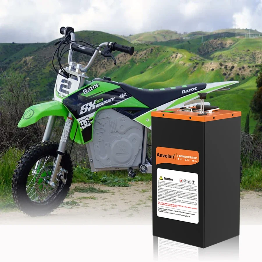 

NEWEST Adult E-Motocross Bike Battery 72volt 60Ah 70Ah 110Ah Electric Motorcycle Lithium Battery 72V