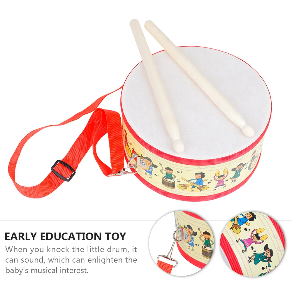 Children's Double Sided Drum Knocking Musical Instrument Toy Waist Childrens Toys Early Educational