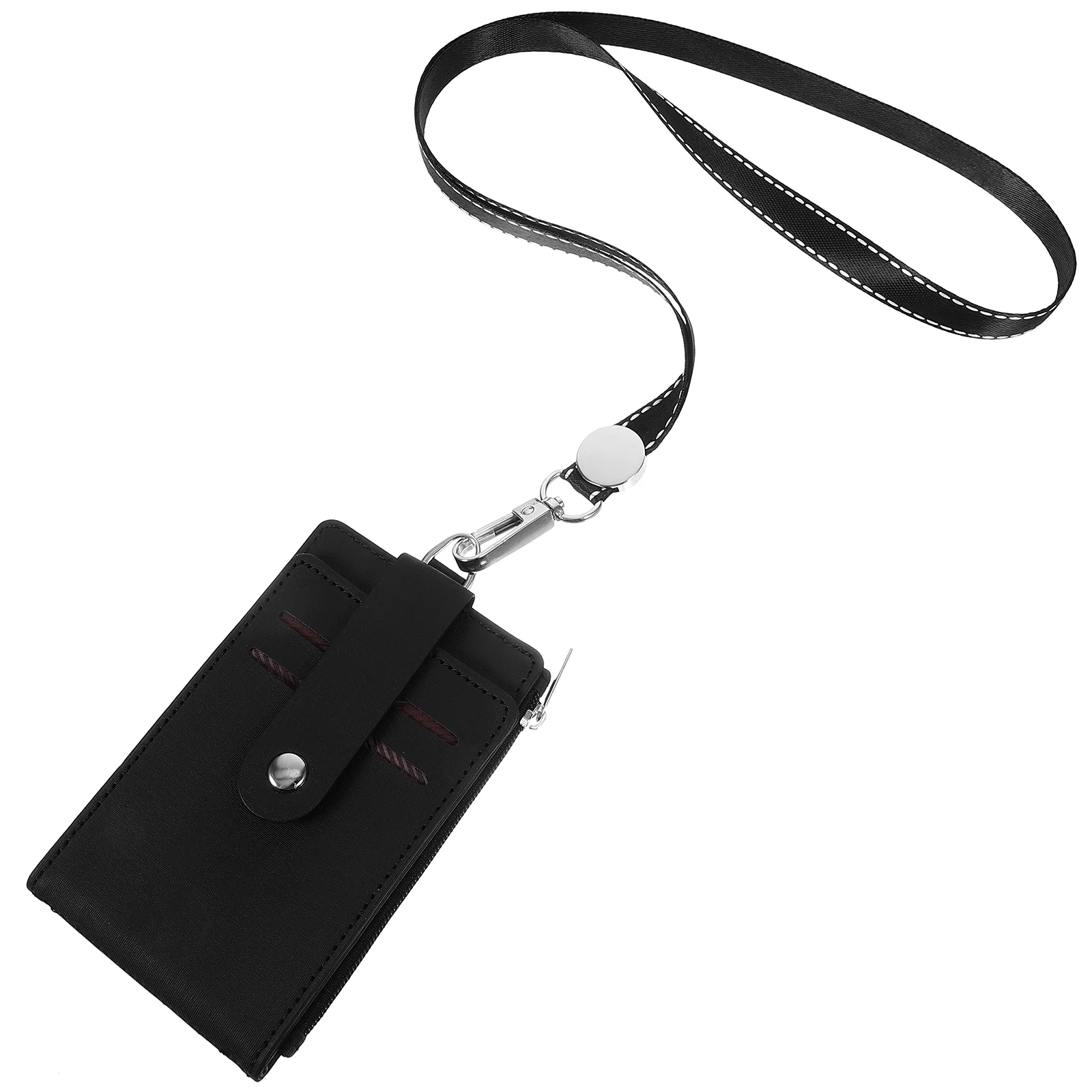 

Police Badge Holder Card Sleeve Tag with Lanyard Id Anti-scratch Case Neck Student Cards Clear Sleeves