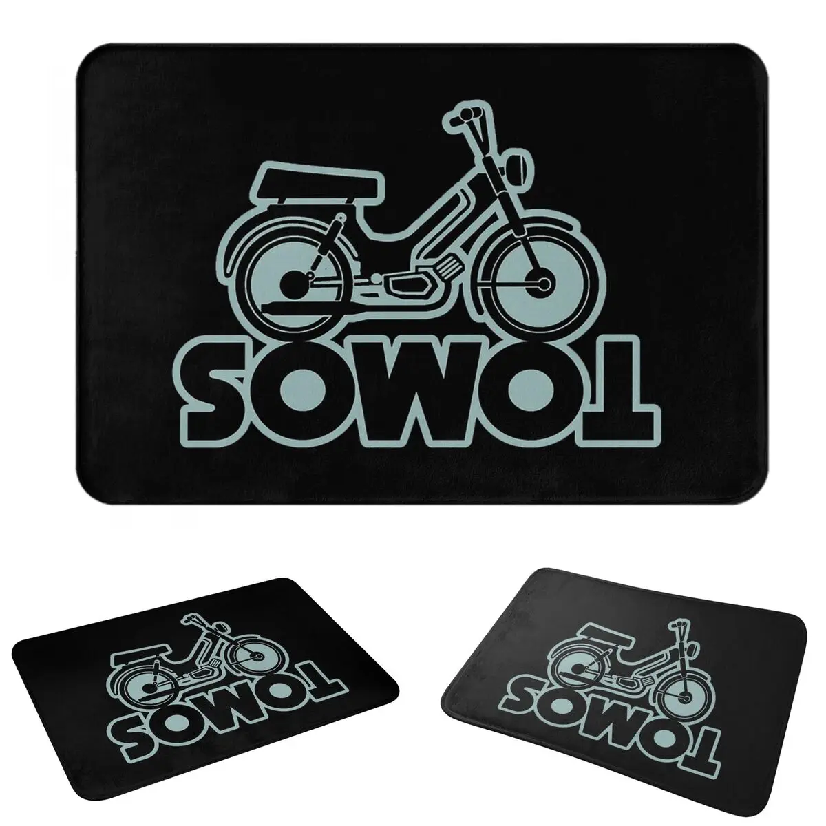 Tomos Moped Doormat Antiwear Carpet Rug Kitchen Entrance Home Floor Mat for Bathroom Footpad Mats