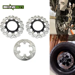 Front Rear Brake Discs Rotors XVS 1100 V-Star Dragstar Classic Silverado Dragstar 04 05 V-Max VMX 1200 93-07 FJR 1300 01 02 03