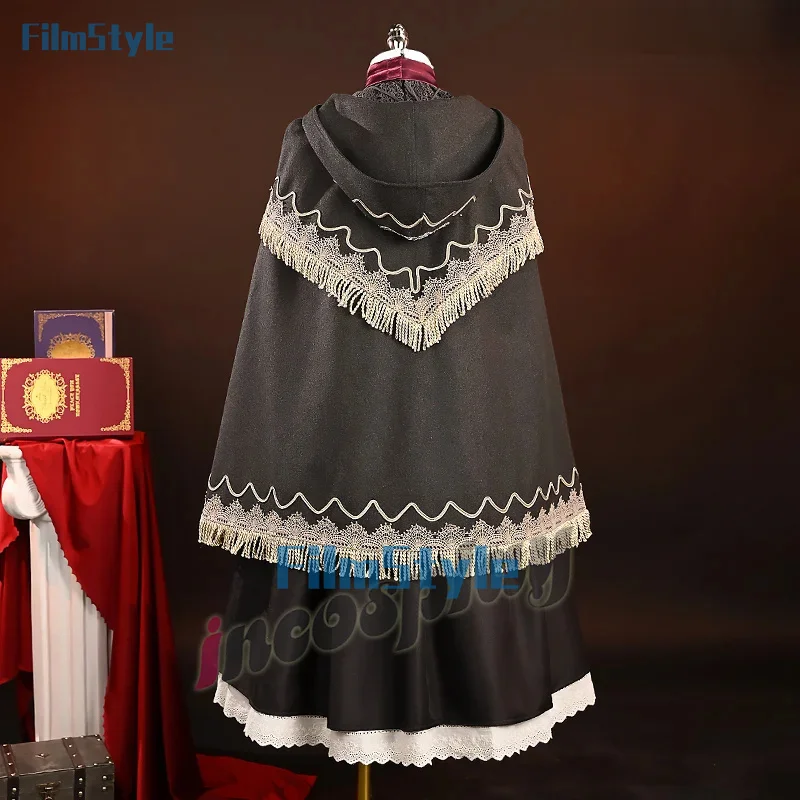 دمية أزياء تنكرية لعبة الدمية المحمولة بالدم ابنة الكون زي الهالوين كرنفال حفلة لعب الأدوار