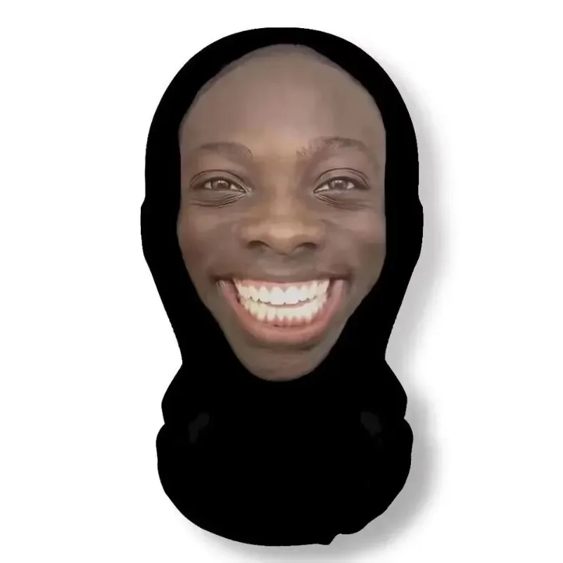 NEU 2026 3D Nahtlose Maske Lustige Gesichtsmuster Kopftuch Promi Eisseide Sonnenschutz Kopfmaske Halloween Cosplay Requisiten