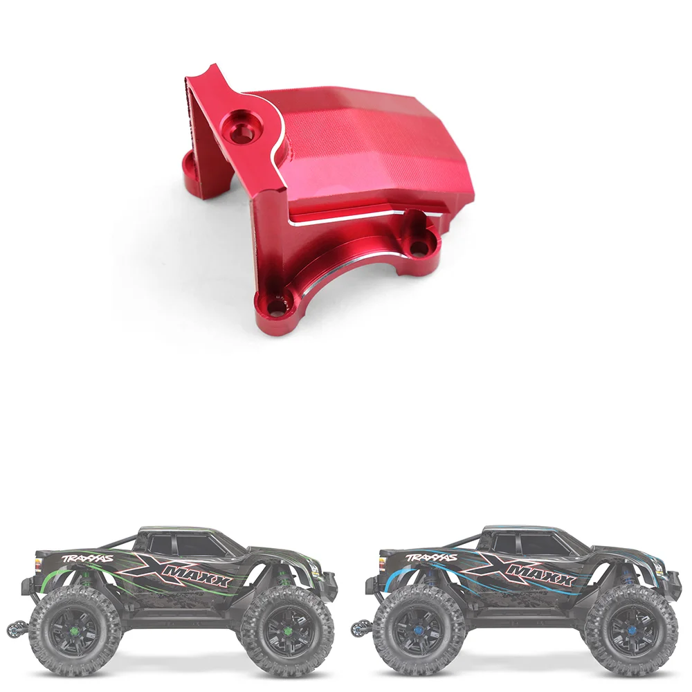 Cubierta de Metal del diferencial delantero/trasero, cubierta de caja de cambios para 1/5 Traxxas x-maxx Xmaxx 6S 8S RC Monster Truck, piezas de actualización, 1