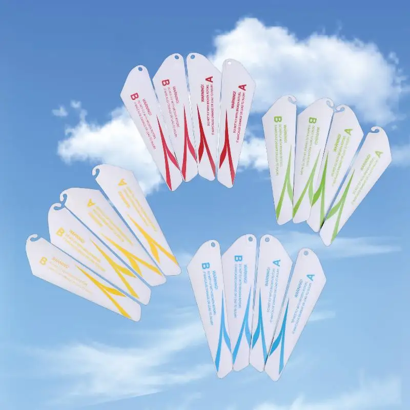 4 szt. Części zamienne do zabawek RC Nowe 9CM Zapasowe śmigła do mini helikopterów R/C CH002 CH023 Dronów i zabawek typu Copter