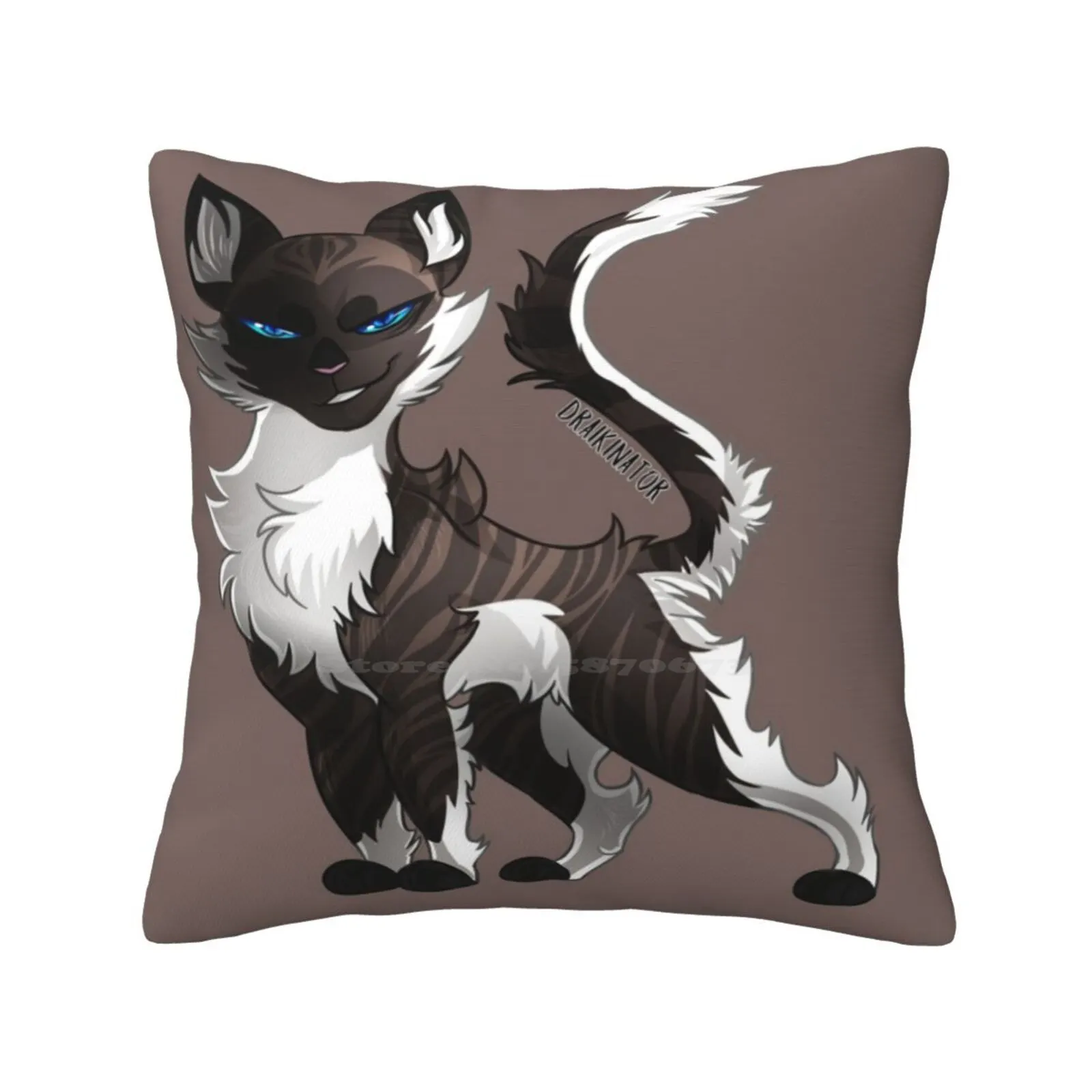 Hawkfrost Home Sofa Car Cushion Cover Pillowcase Hawkfrost Hawkpaw Hawkkit Warriorcats Warrior Cats Feline Animal Evil Villain