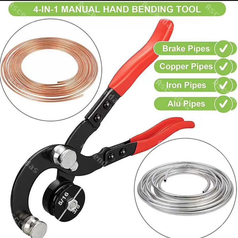 The latest manual pipe bender professional pipe bender 5mm 6mm 8mm 10mm brake pipe bender fuel pipe bender tool