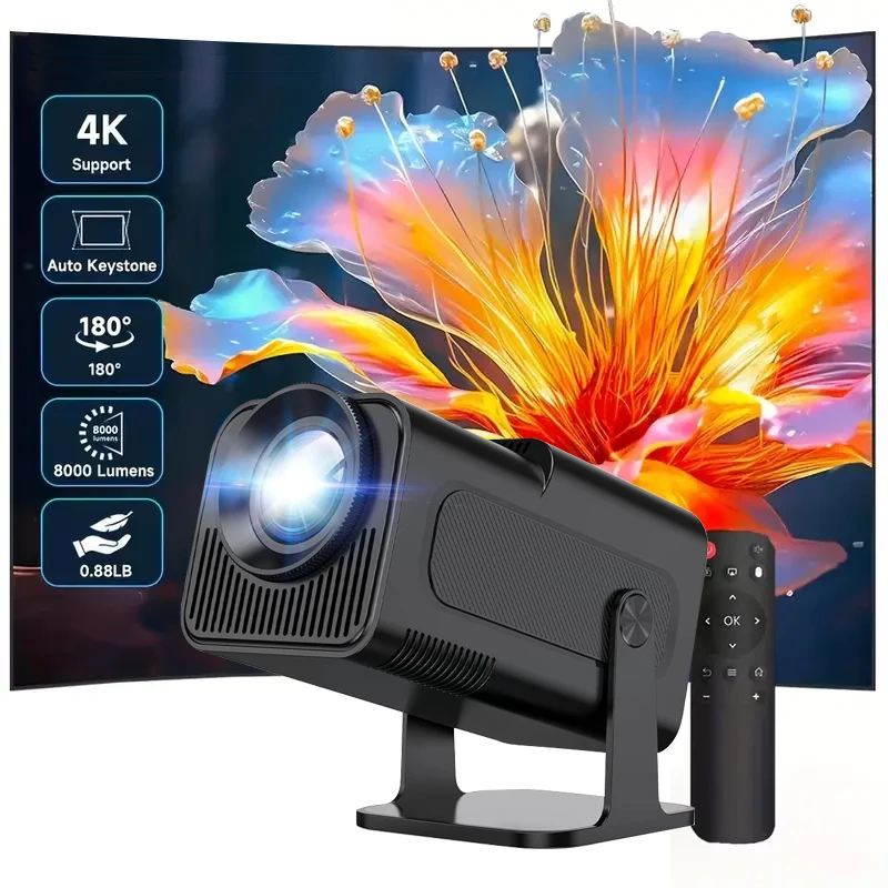 

HY320mini Projector Android11 H713 200ansi Wi Fi6 Native 720P BT5.4 HD Home Theater Outdoor Travel Projector hy300 Projector