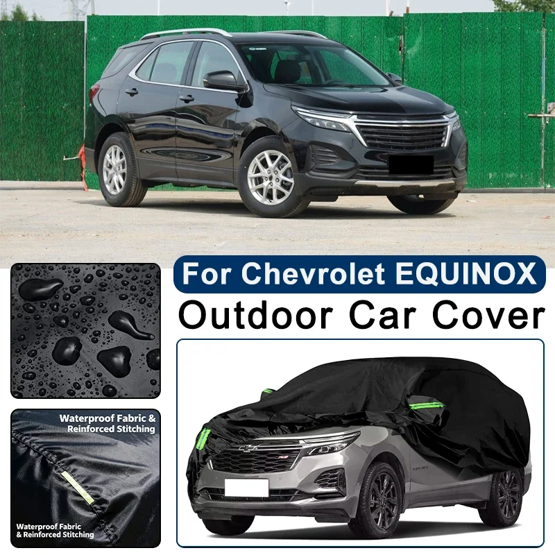 

Outdoor Car Cover Waterproof Dustproof UV Sun Protection, Full Car Protector Exterior Accessory For Chevrolet EQUINOX 2005-2026