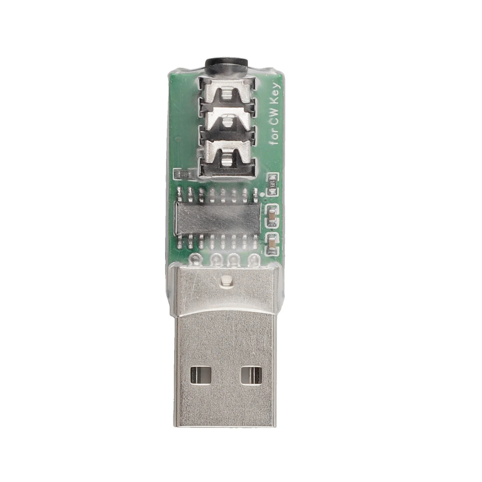 1pc Mobile Code Connector USB Key Connection ABS For VBand Morse Trainer PC Version Electric Key Connector Parts