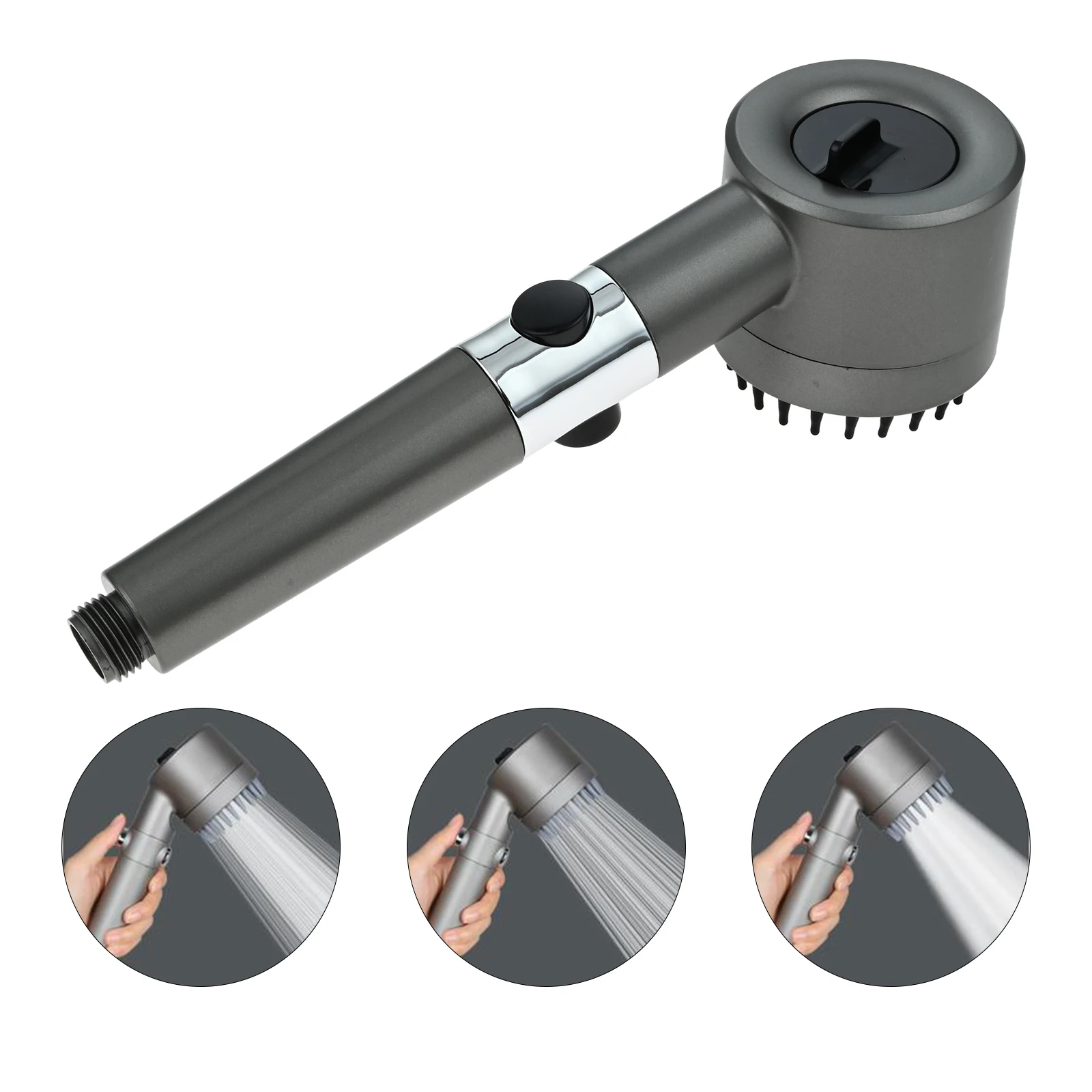 

Three Speed Adjustment Bathroom Supplies Head Massage Portable Shower Filter Showers for Bathroom Accessories Showerhead Items