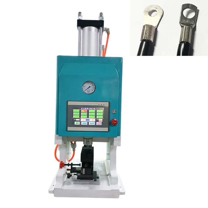 

Terminal Crimping Machine 10T Hydraulic power force for 2.5 to 70 SQMM Large Cable Lug Press Terminal Machine