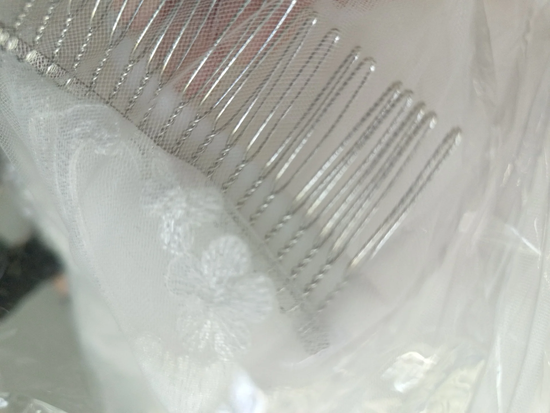 MisShow White Ivory Lace Applique Veils One Layer Cathedral Length Wedding Bridal Veil with Comb Long Woman Illusion Tulle 2026 image 4