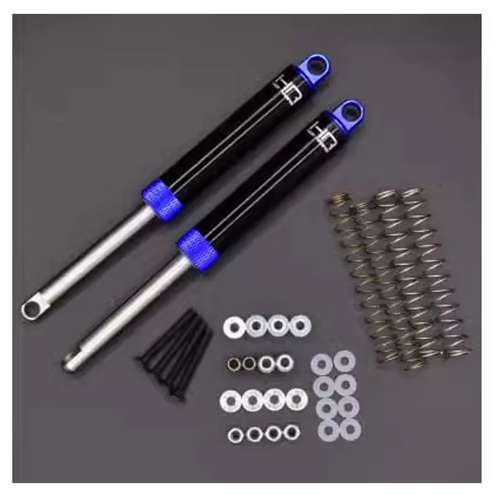 HR Hot Racing CNC Aluminum Upgrade 120mm Internal Spring Air Damper Shock For 1/10 Rock Crawler RC Car