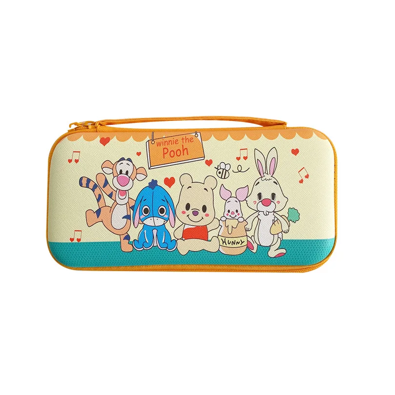 Disney Mickey Stitch Toy Story Winnie Duffy Sanrio Hello Kitty Cinnamoroll Game Console Protective Bag For Switch NS Storage Box