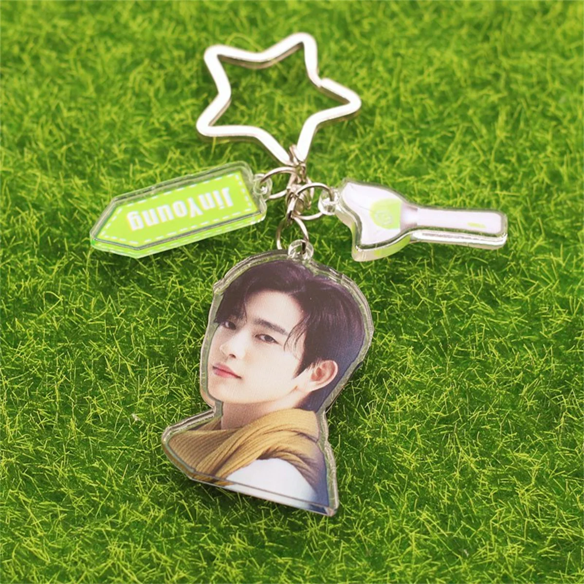 Kpop Got7 Keychain Keyring Pendant Mark Tuan Jay B JinYoung Jackson YoungJae BamBam YuGyeom Bag Accessorie