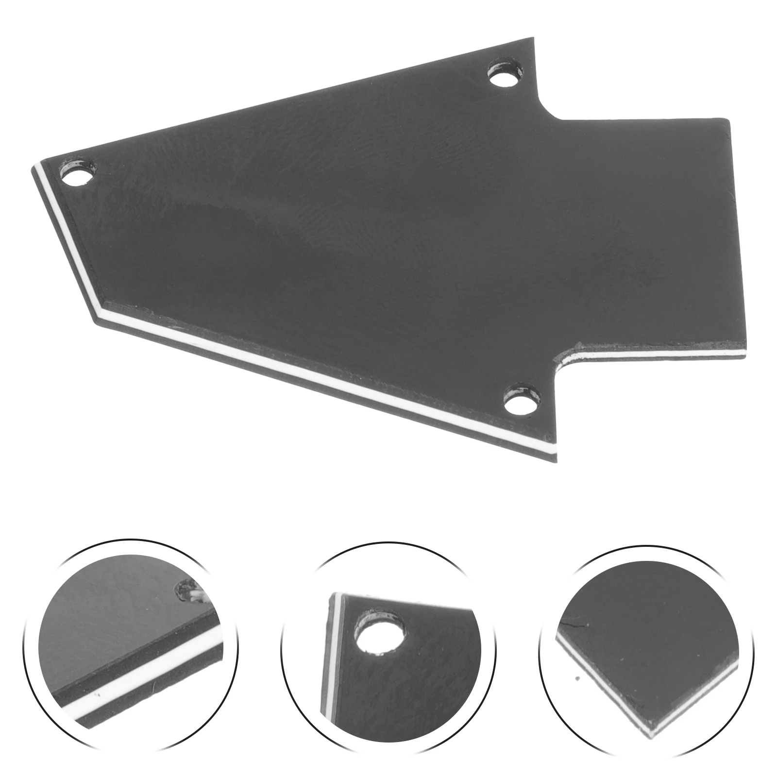 

4 Pcs Neck Adjustment Rod Cover Truss Electric Guitar Part Bass Covers Accessories for Hardware