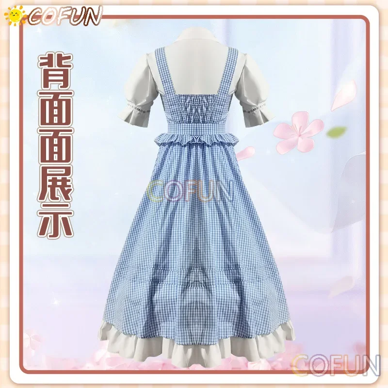 COFUN Dorothy Dress Game Identity V Little Girl Cosplay Costume Cute Picnic Suit Hallween Carnival Uniform Anime Clothing