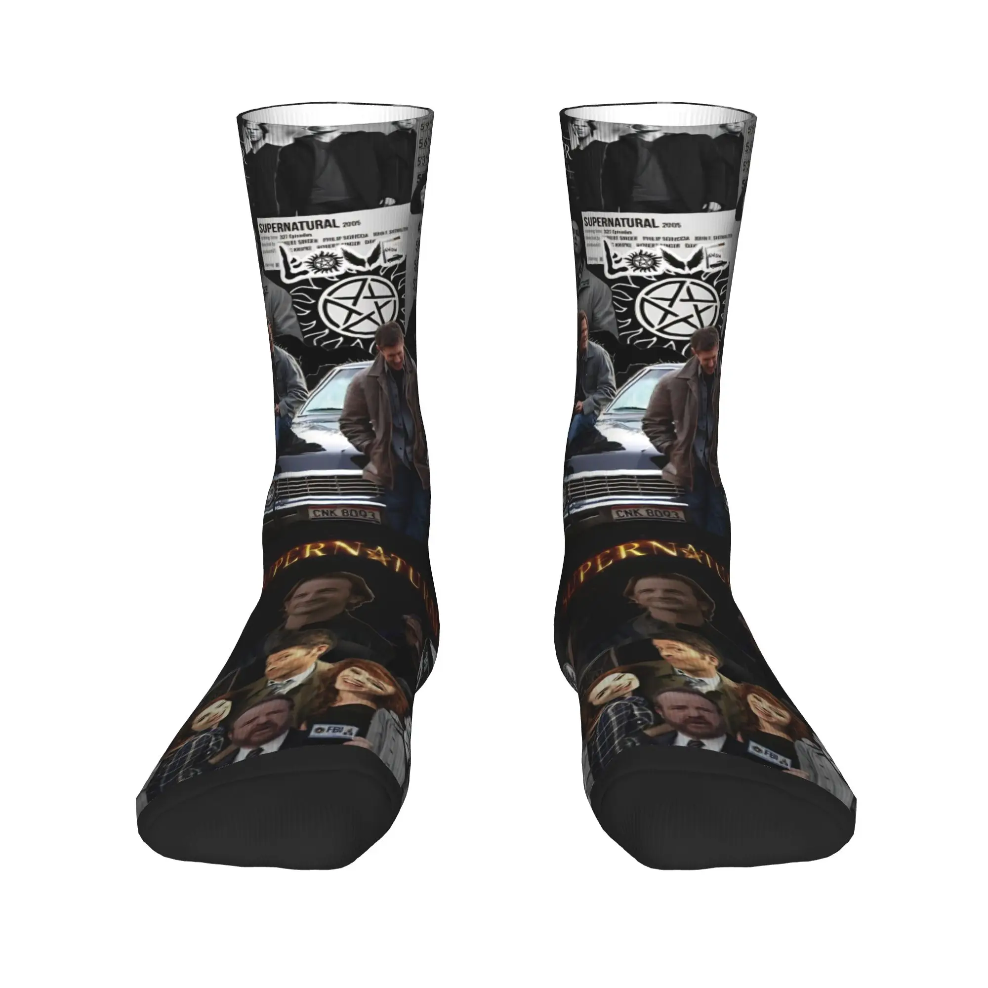 جوارب تلفزيون خارقة للطبيعة تصميم جوارب بأشكال مضحكة جوارب شتوية مضادة للانزلاق للرجال جوارب ناعمة قابلة للتنفس في الهواء الطلق