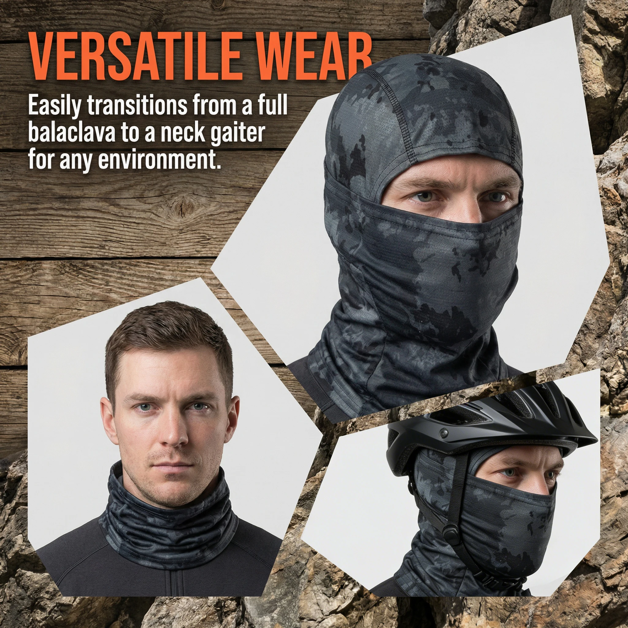 Unisex Breathable Sun Protection Balaclava Hat Outdoor Sports Fishing Ski Cycling Full Face Mask Bike Motorcycle Helmet Lining