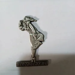 Fashion 3D Varga Girl Metal Badge DIY Lighter Accessories For ZP Zorro Kerosene Lighter To Decorate Smoking Gadgets Men Gift