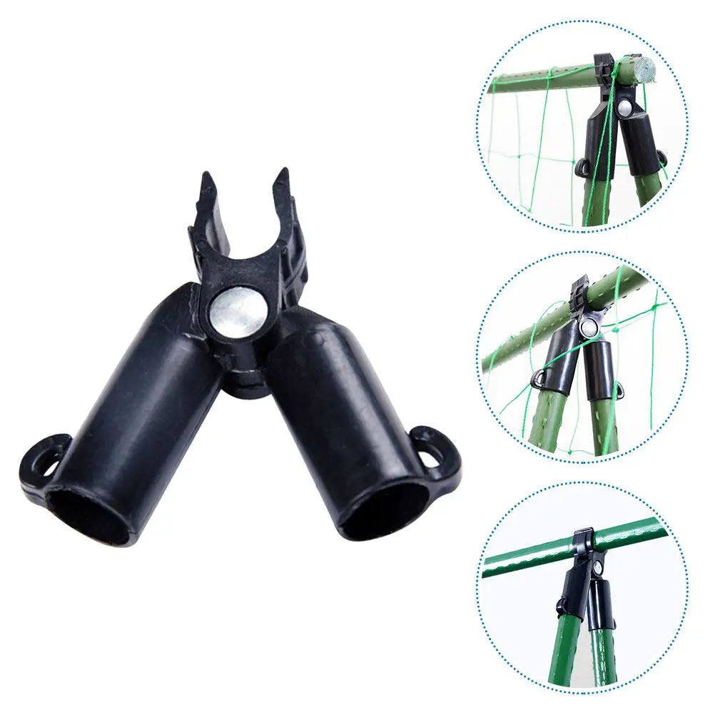 12Pcs Plastic Garden Stake Connectors Plant Support Clips for Climbing Vines Tomato Trellis Poles Universal Garden Use
