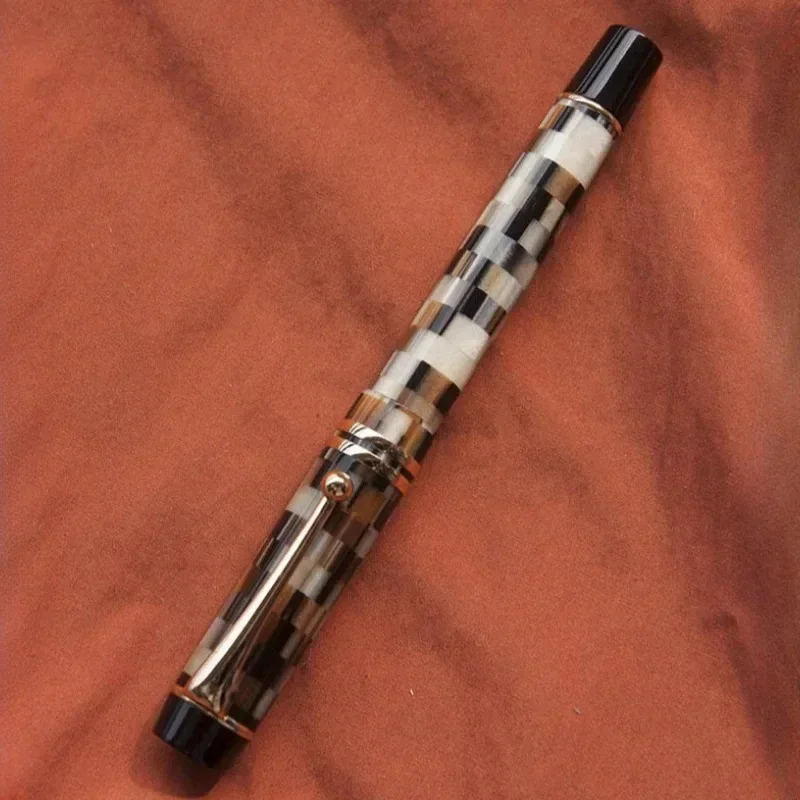 

New New Majohn Board Spacing Series Resin Fountain Pens BOCK F 0.5MM Nib Luxury School Supplies Stationery Writing Calligraphy P